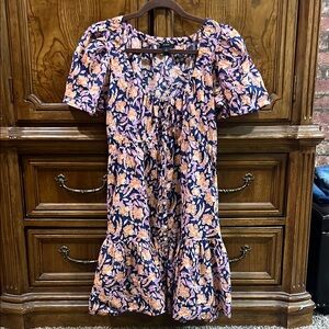 Floral Puff Sleeve Dress